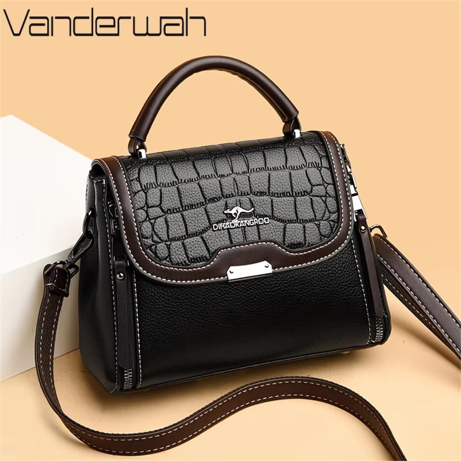 Genuine Brand Leather Sac Luxury Handbags Women Bags Designer Shoulder Crossbody Hand Bags for Women 2024 Purses and Handbags