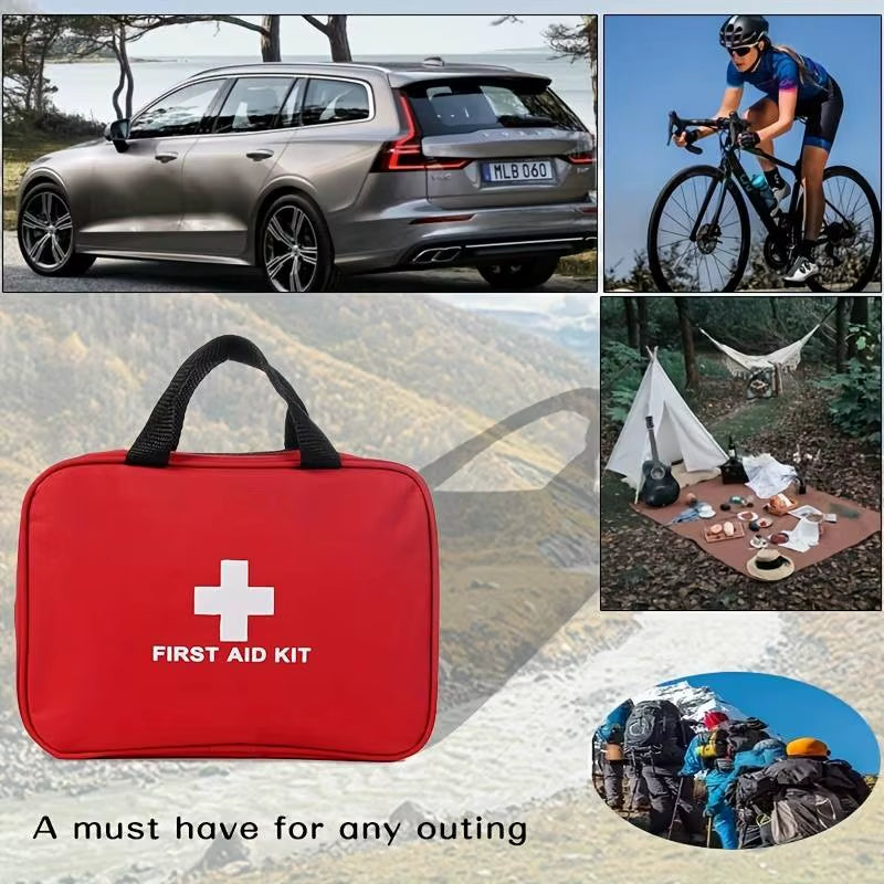 184-Piece First Aid Kit, Suitable for Outdoor Hunting, Hiking, Camping and Other Multi-Functional Outdoor First Aid Kits