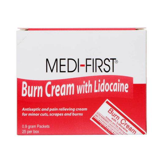 Medi-First Benzalkonium Chloride / Lidocaine Burn Relief,  26073, 25 Count