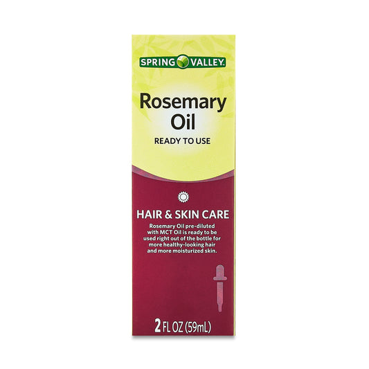 Rosemary Oil + MCT for Hair, Skin & Nails- Pre-Diluted Moisturizer Supplement, 2Oz