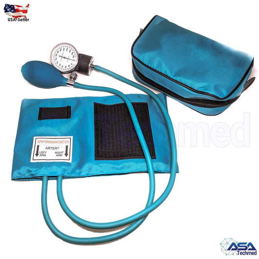 Manual Blood Pressure Monitor BP Cuff Gauge Aneroid Sphygmomanometer Machine Kit