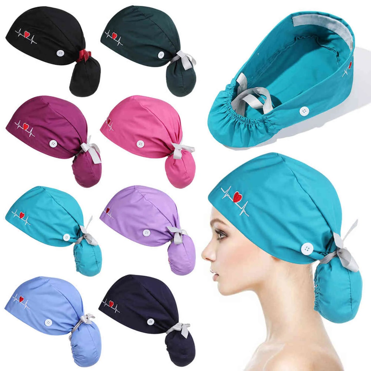 Nursing Cap w/Ponytail holder